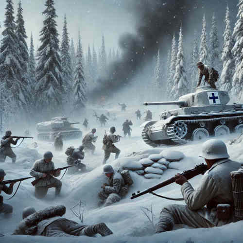 Kriegsszene